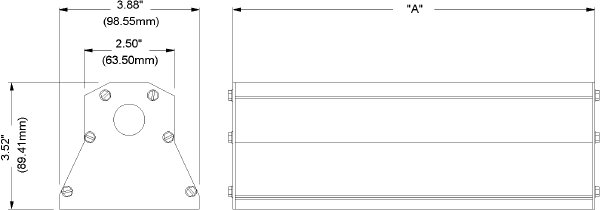 Drawing of ALEX Reflector Assembly for Ceramic Infrared Heaters