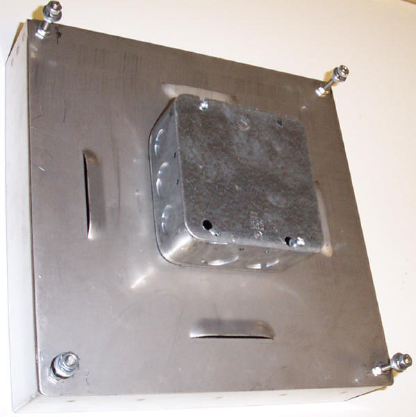 Back Side of Salamander Ceramic Radiant Panel (CRP)