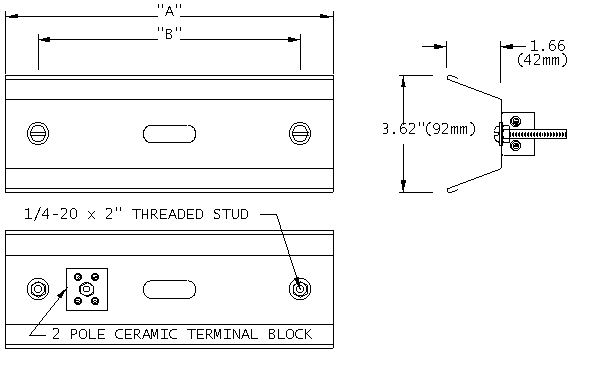Drawing of Custom Reflector Assemblies for use with Ceramic Heaters