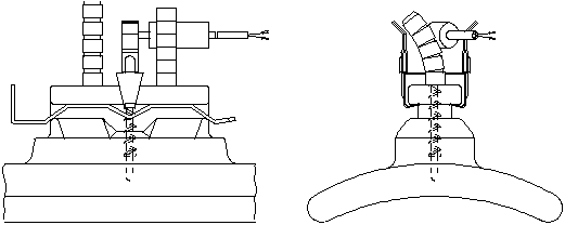 Replaceable Thermocouple Side View Drawings