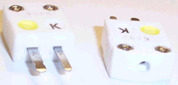 Miniature Ceramic Plug for Type K (K-24-A) Replaceable Thermocouple