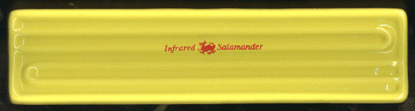 Ceramic Heater with Yellow Temperature Indicating Glaze